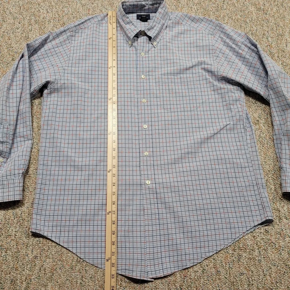 Brooks Brothers 346 Shirt Mens Large Multi Plaid Oxford Button Down Long Sleeve - Picture 8 of 13